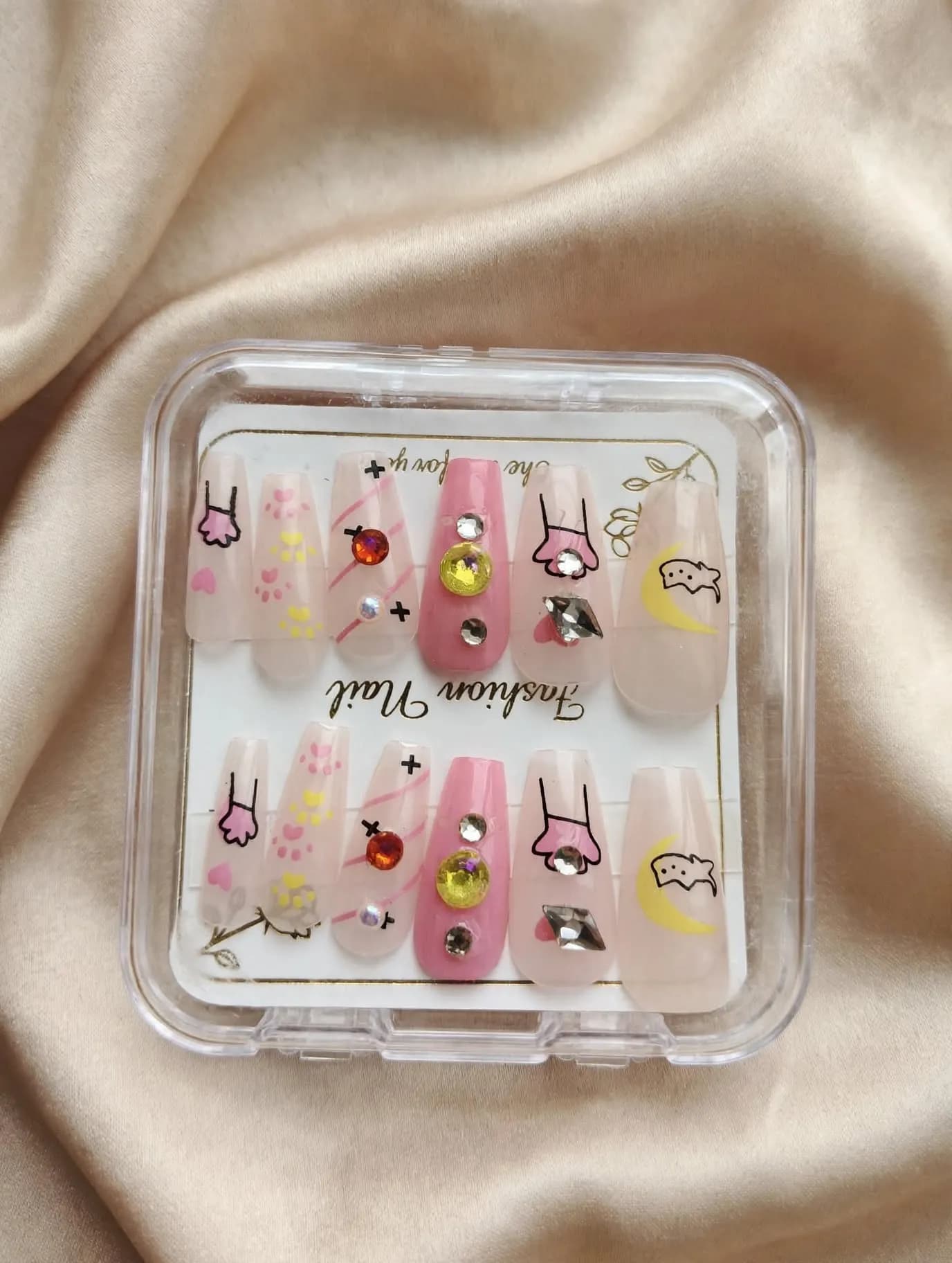 Cute Cat Paws Press-On Nails