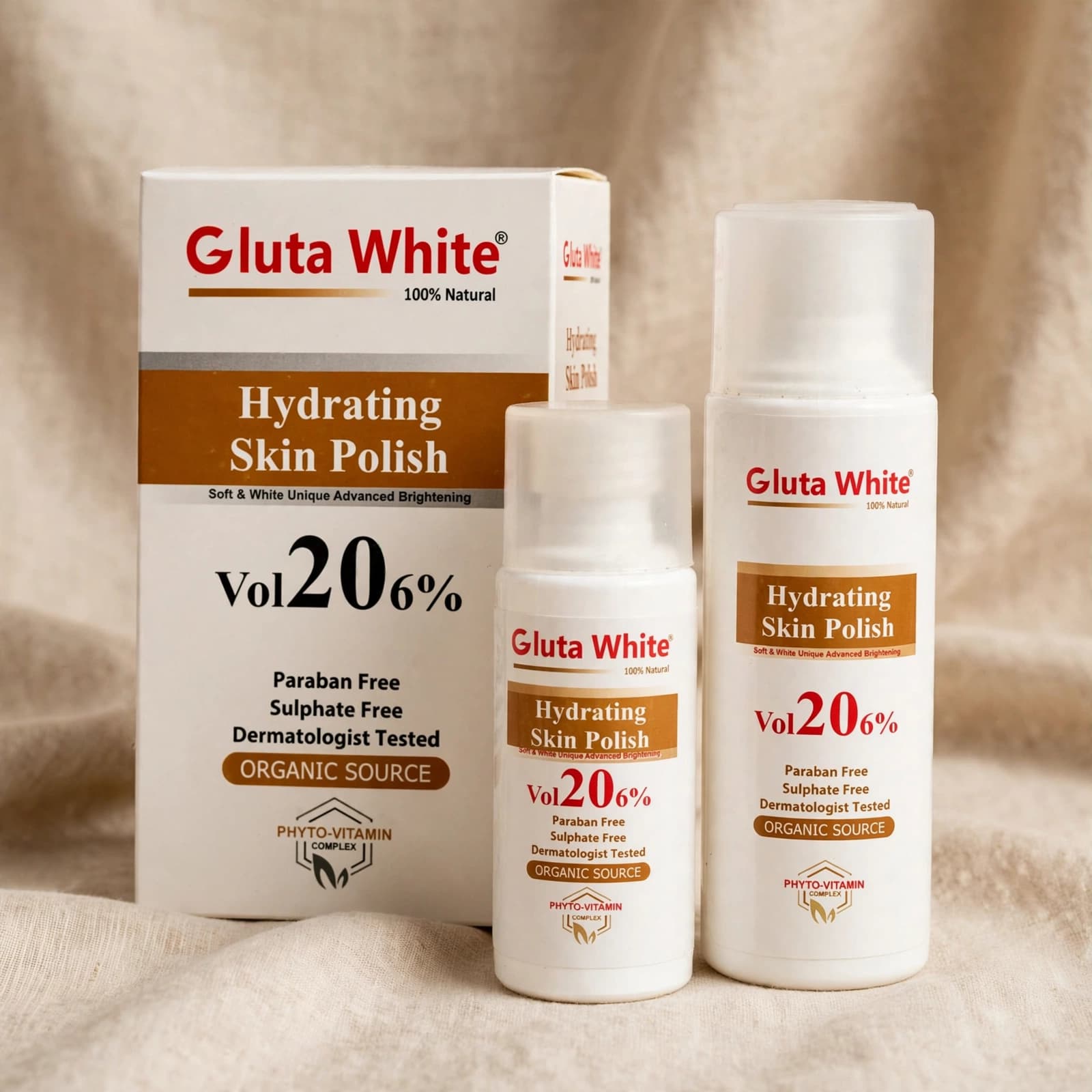 Gluta White Hydrating Skin Polish Vol 20 (6%)
