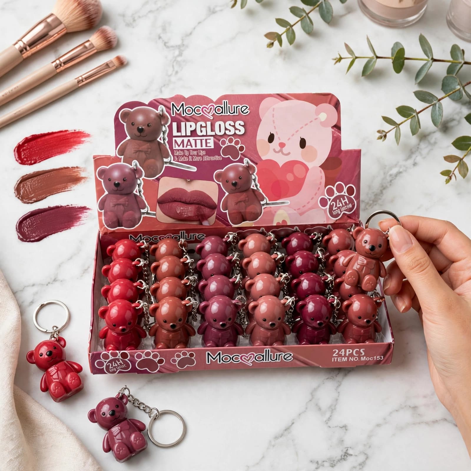 Moc Allure Teddy Bear Matte Lipgloss