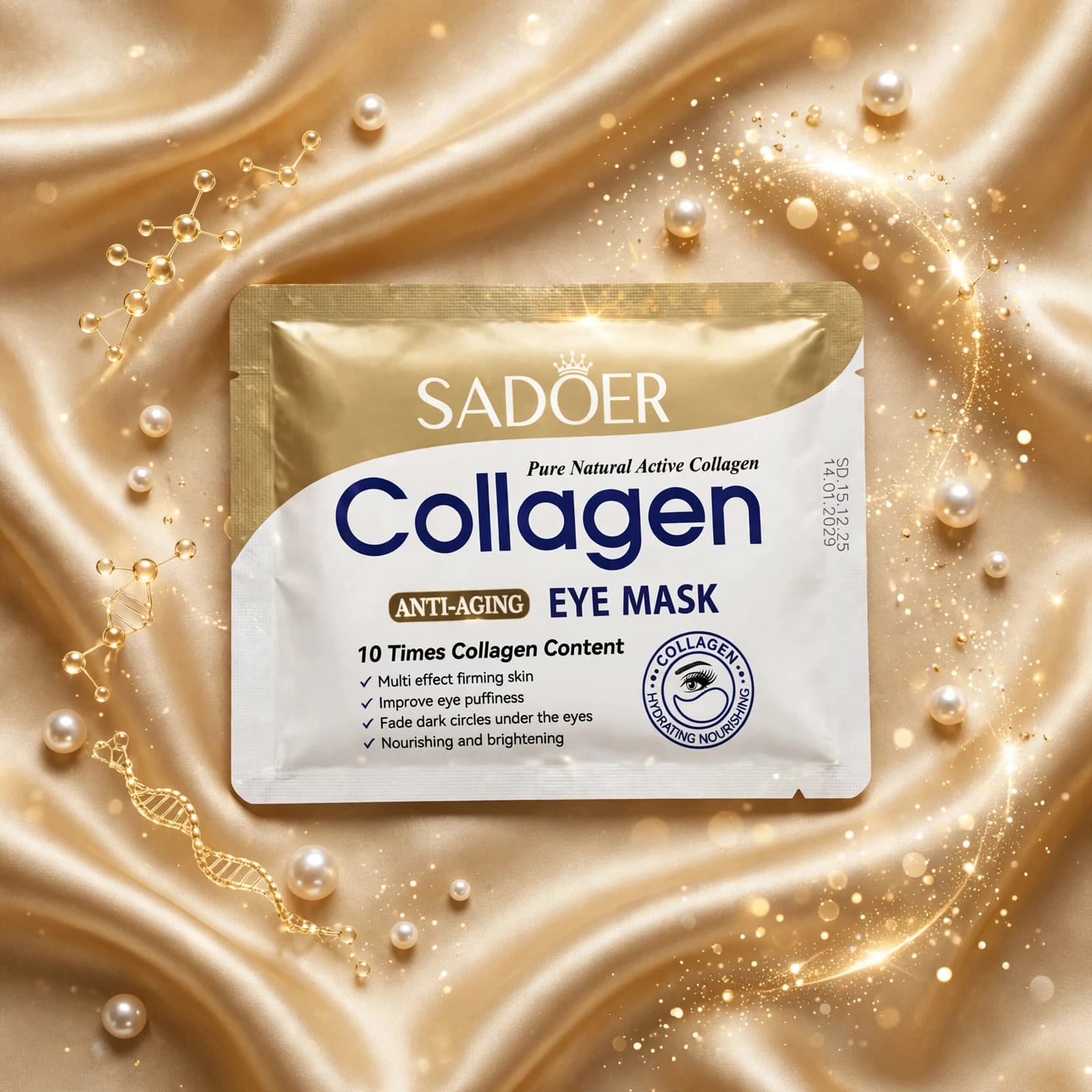 SADOER Pure Natural Active Collagen Anti-Aging Eye Mask