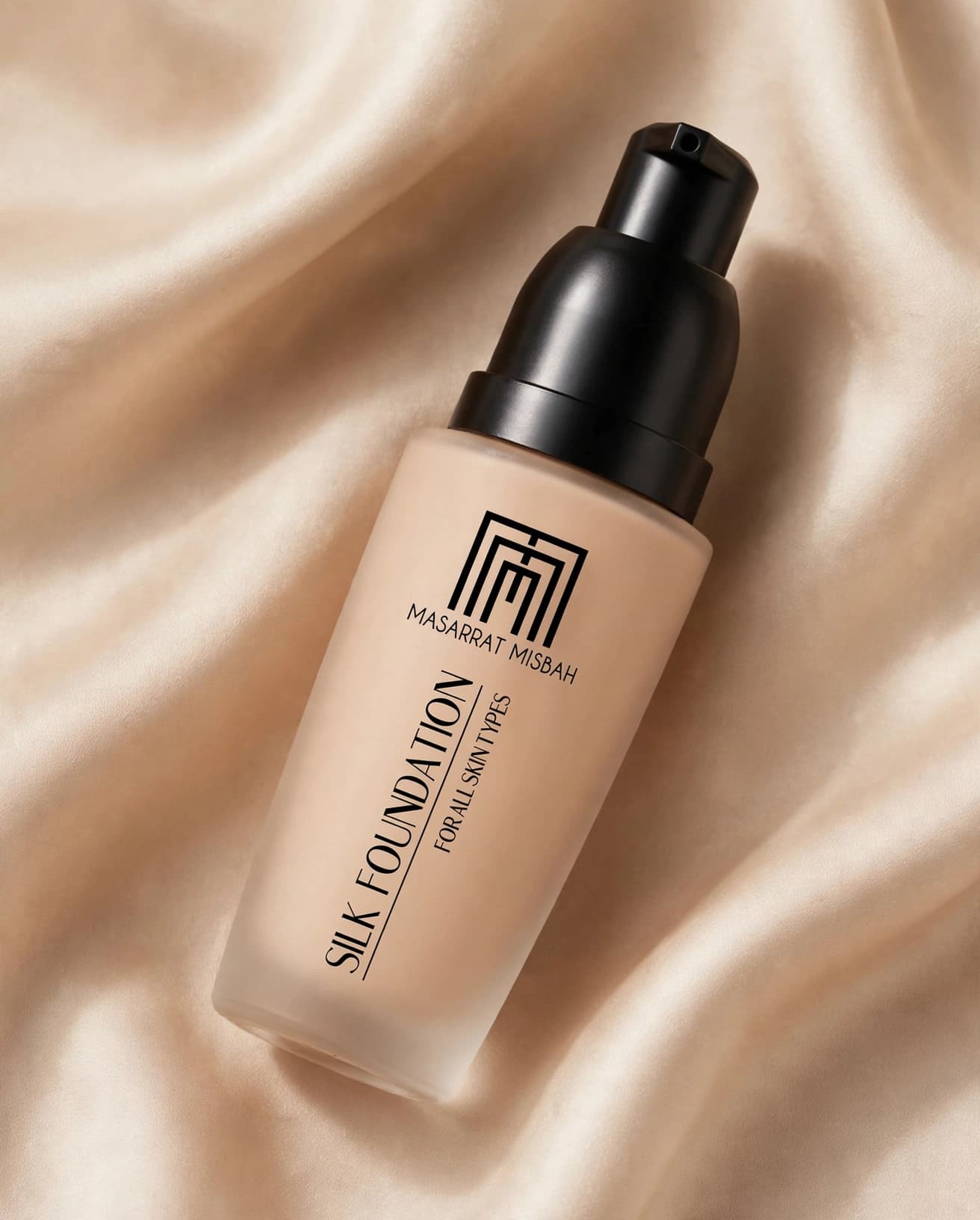 Masarrat Misbah Silk Foundation luxury bottle