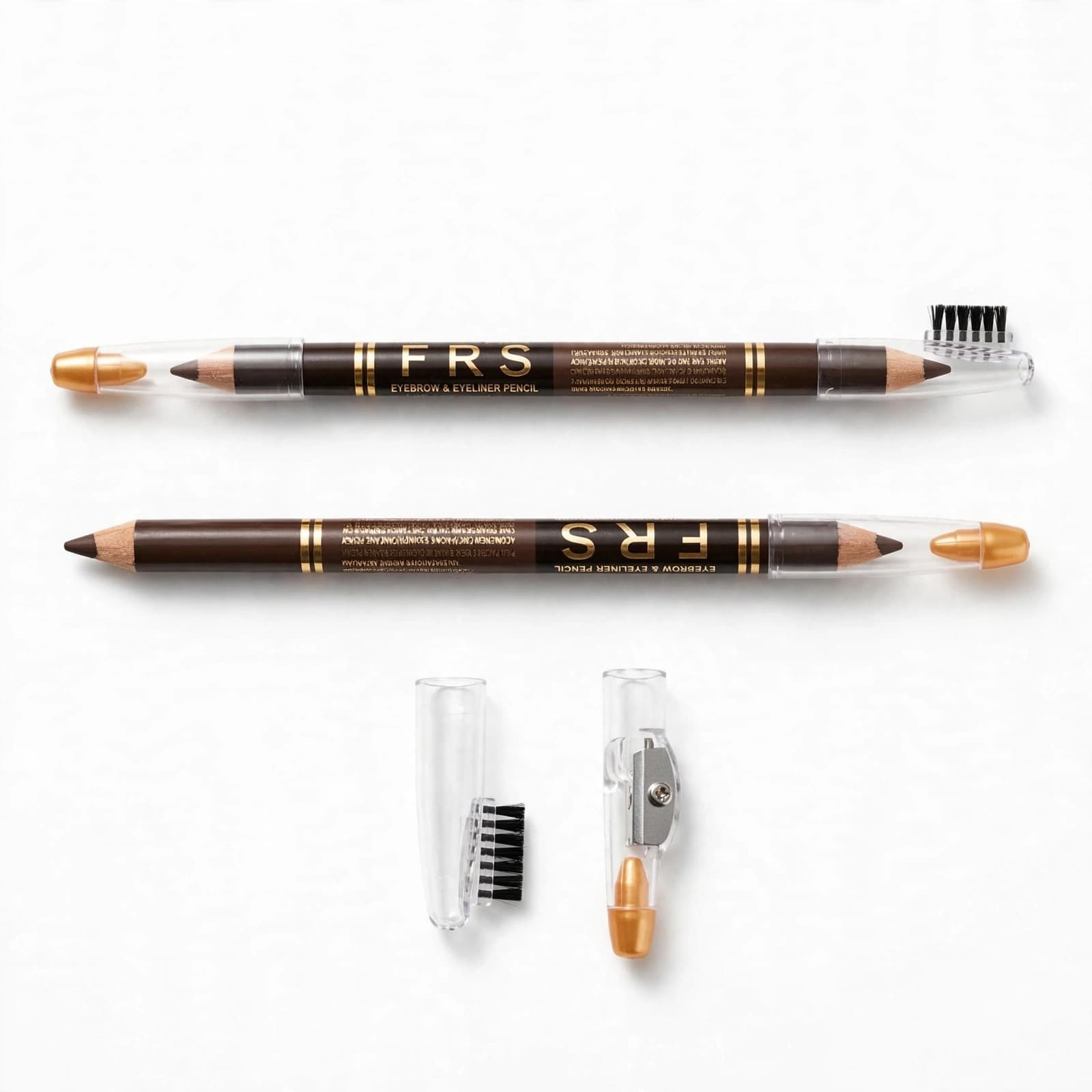 FRS Eyebrow Eyeliner Pencil 2 In 1 with Brush and Sharpener
