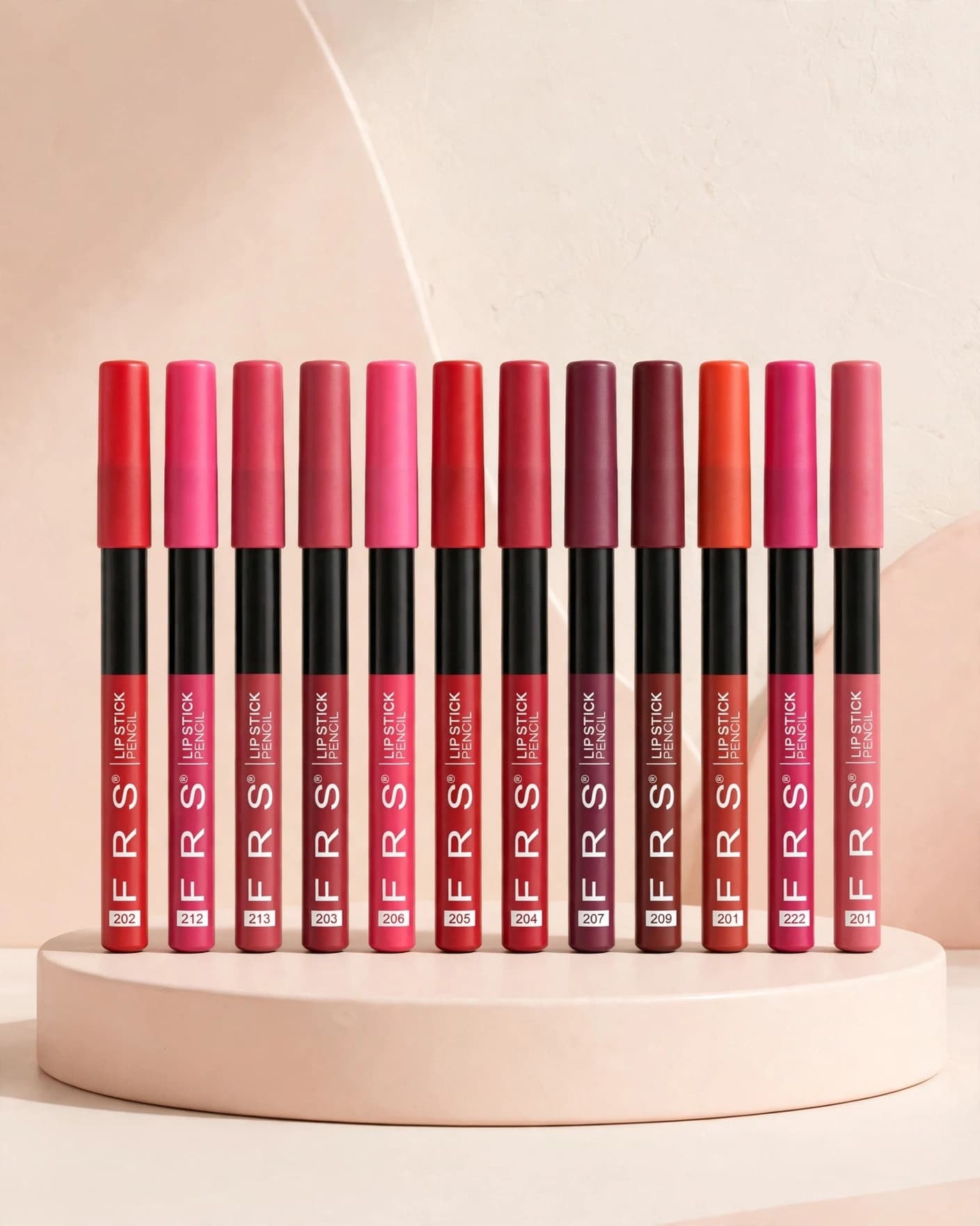 FRS Matte Lipstick Pencil Set 12 Pcs