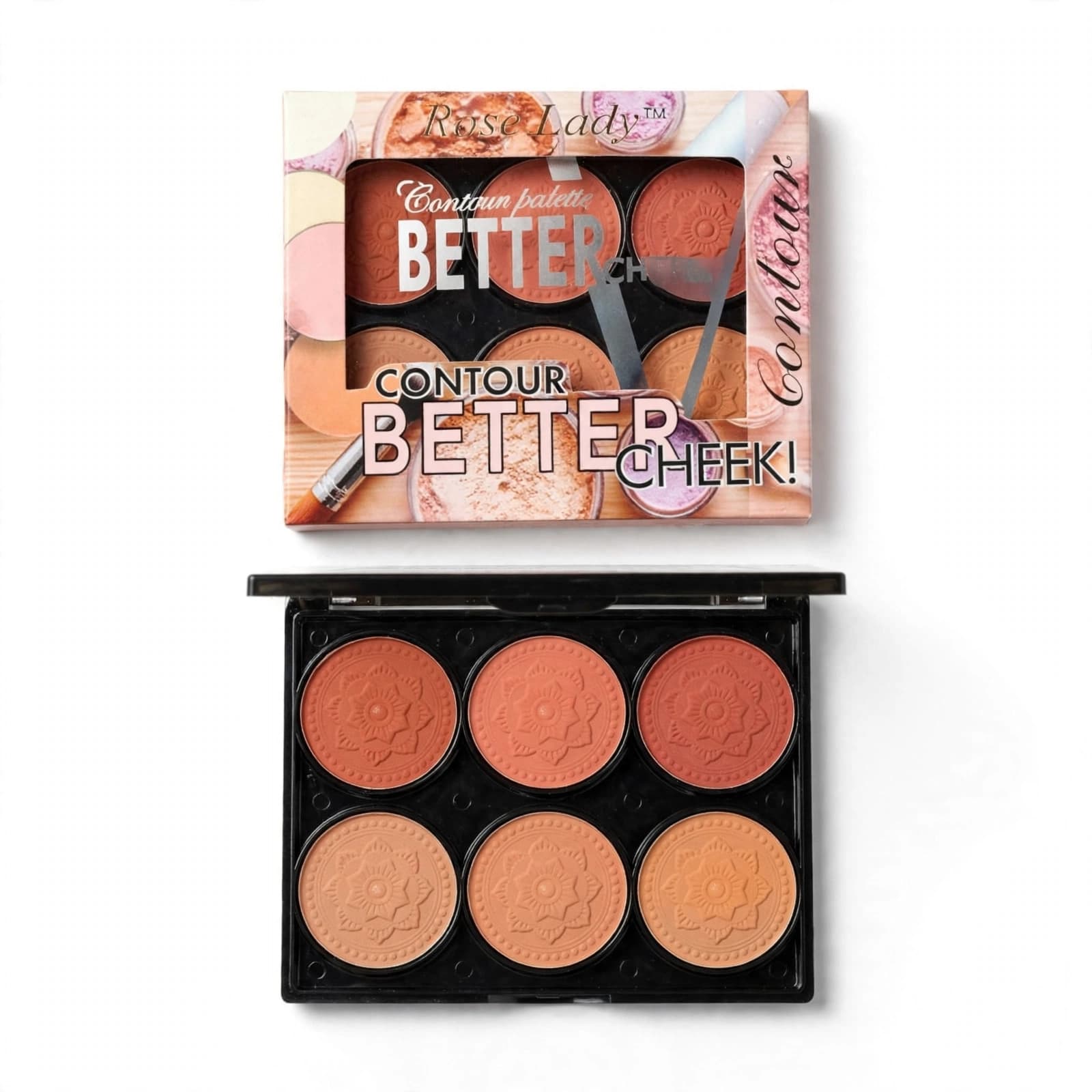 Rose Lady Contour Better Cheek Palette