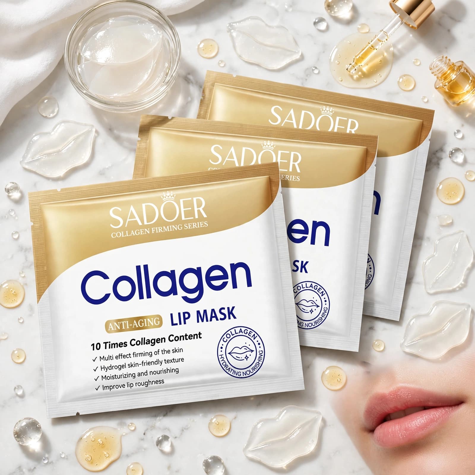 SADOER Collagen Anti-Aging Lip Mask