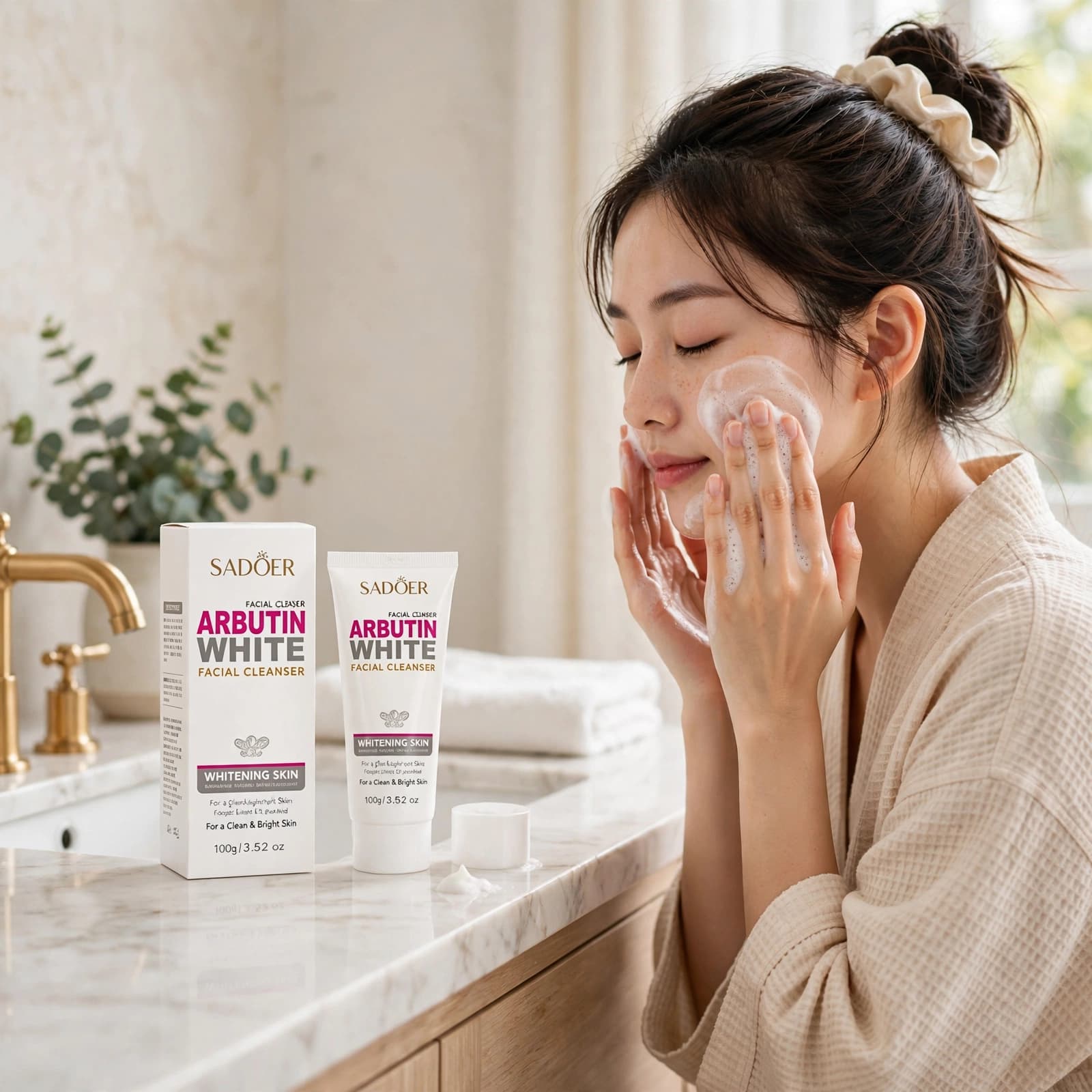 Sadoer Nicotinamide Arbutin White Facial Cleanser