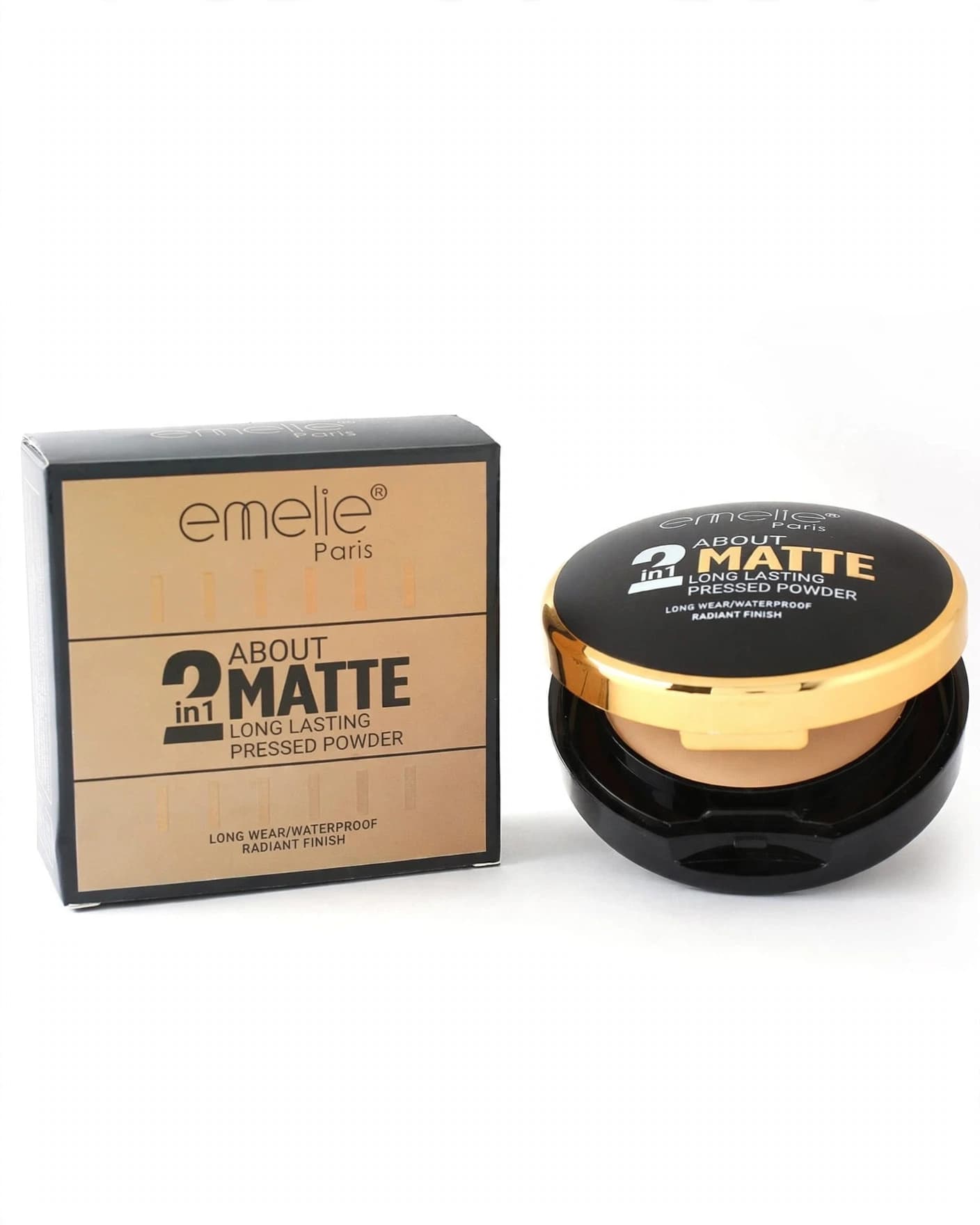 emelie Paris 24K Gold Dual Matte Finish Powder