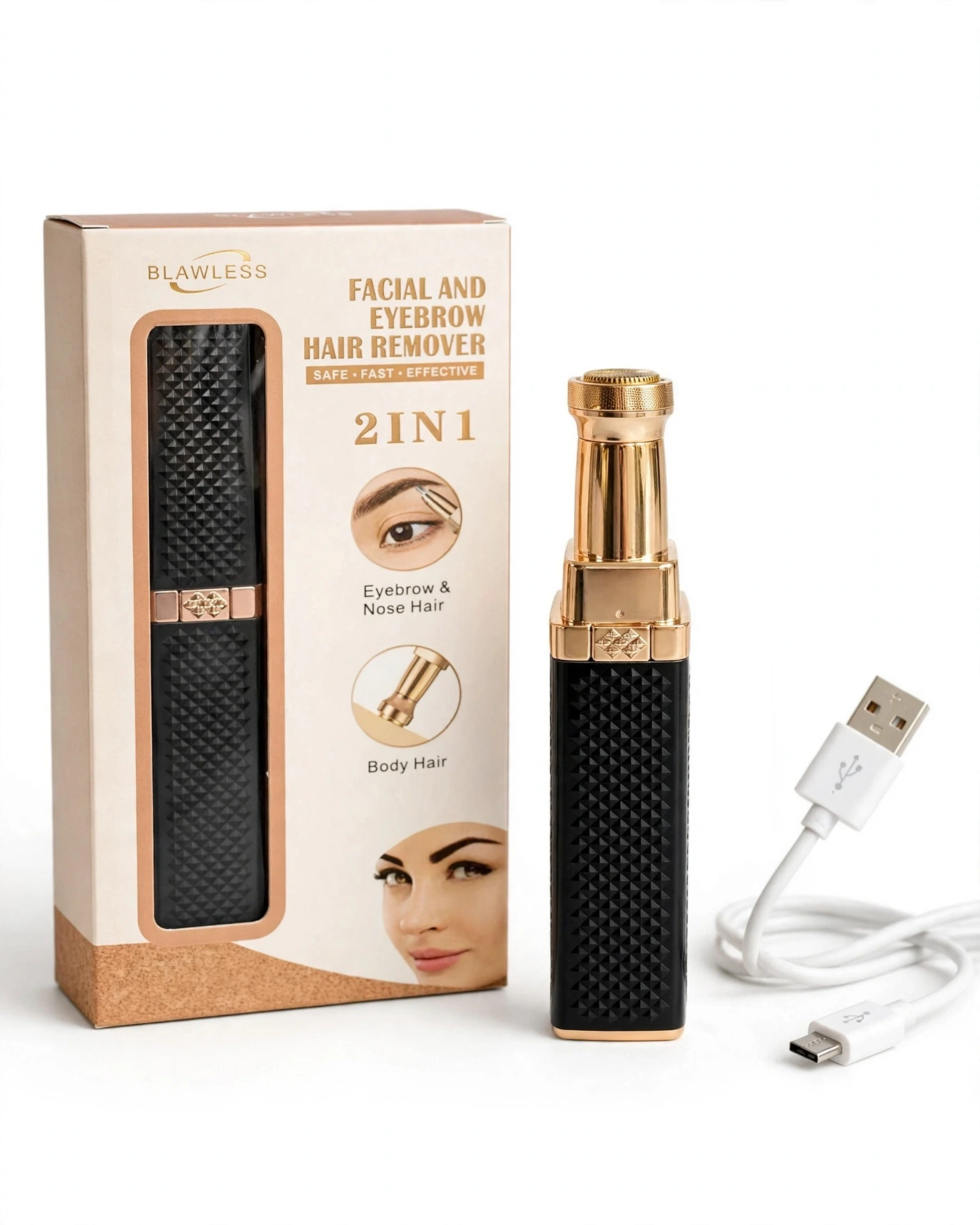 Battery Operated Eyebrow Trimmer Shaver For Ladies