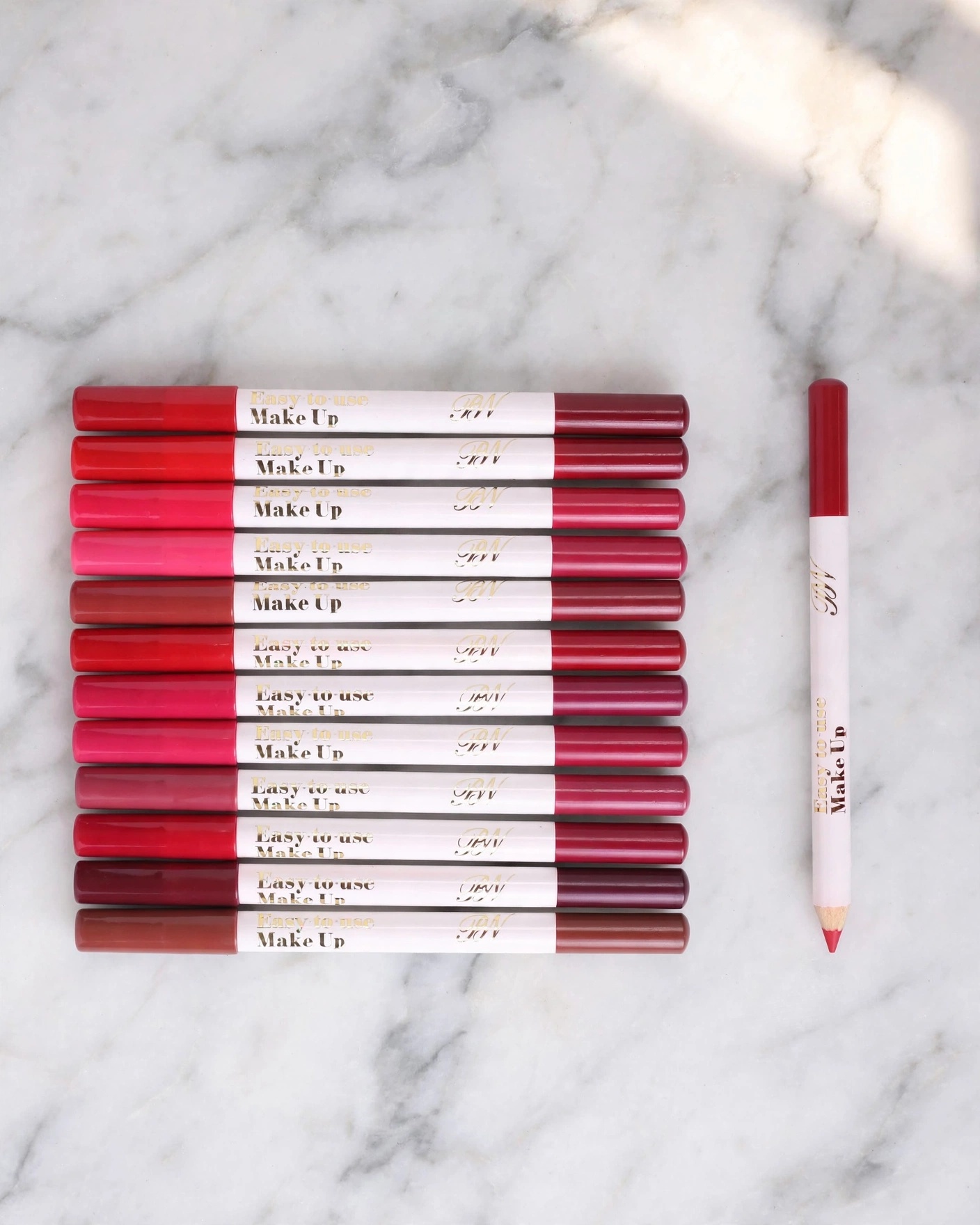Beauty Naked Easy-to-use Lip Pencil 12 Pcs Set thumbnail 3