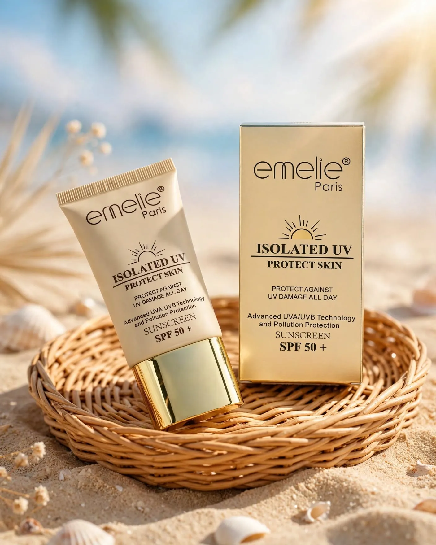 Emelie Paris Isolated UV Protect Skin Sunscreen SPF 50+ thumbnail 3