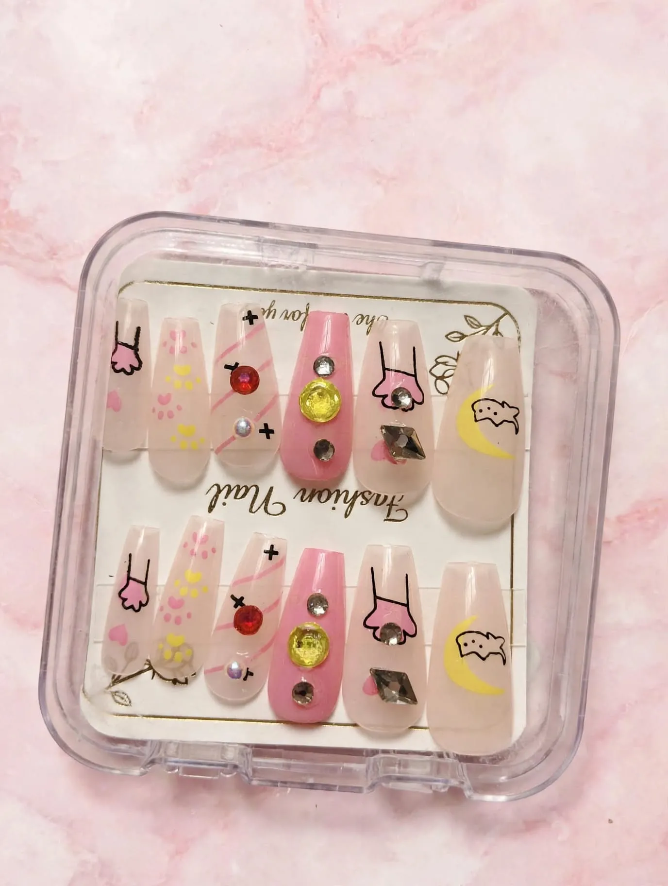 Cute Cat Paws Press-On Nails