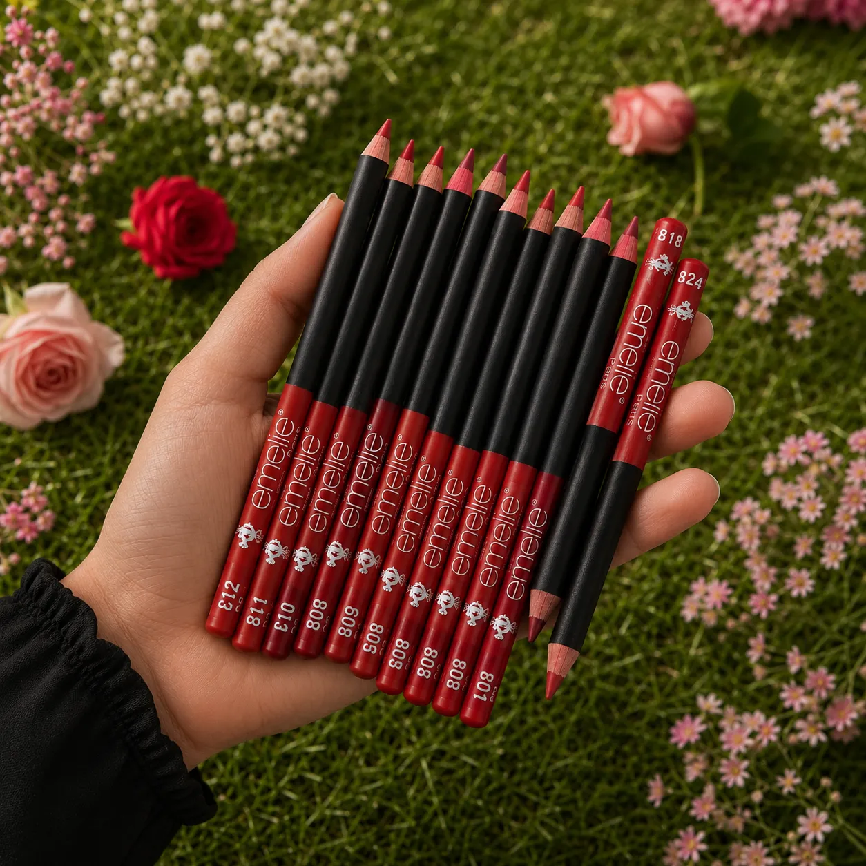 Emelie Paris Matte Lip Crayon Pencil Set thumbnail 3