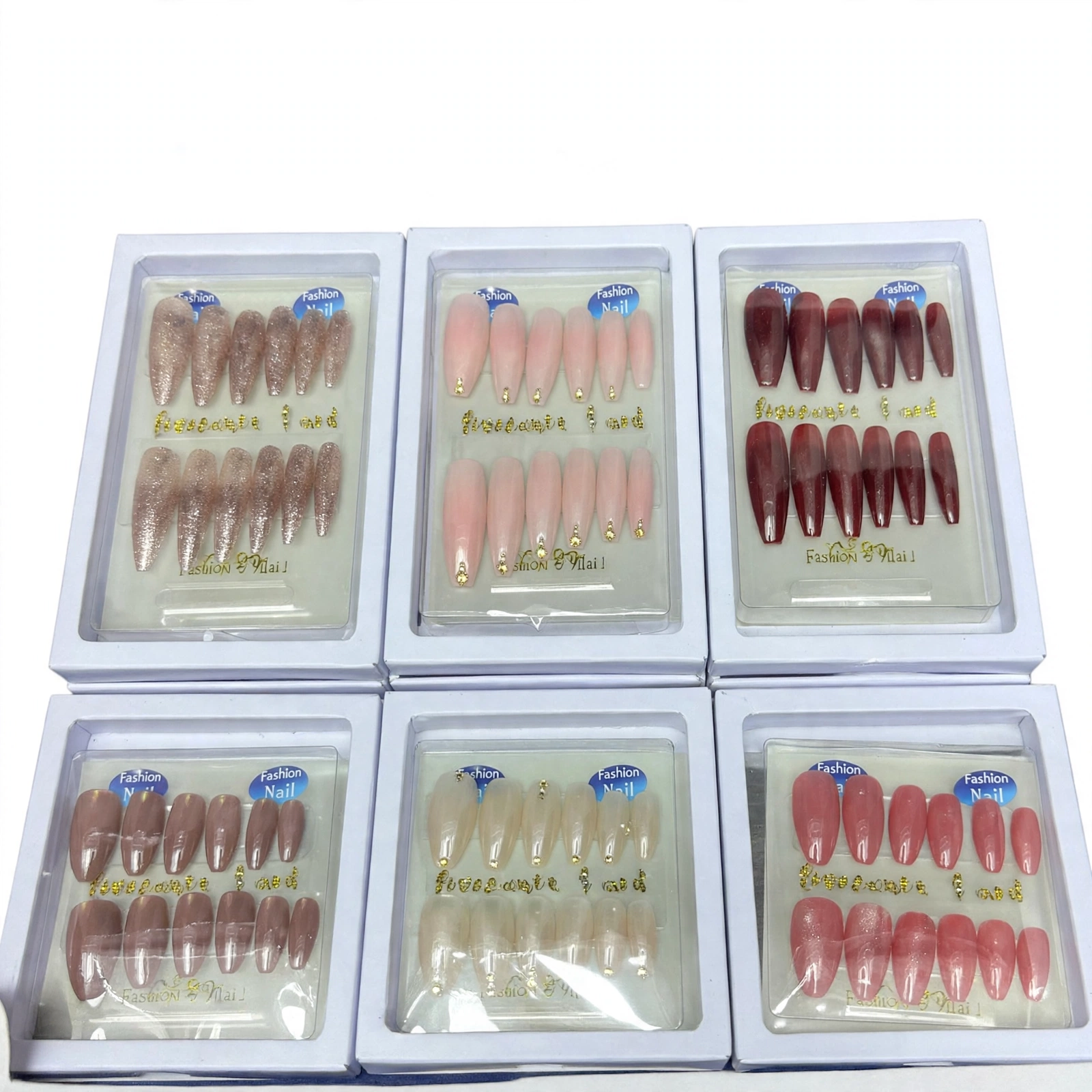 Fashion Nail Cute Cat & Moon Gem Press-On Nails thumbnail 1