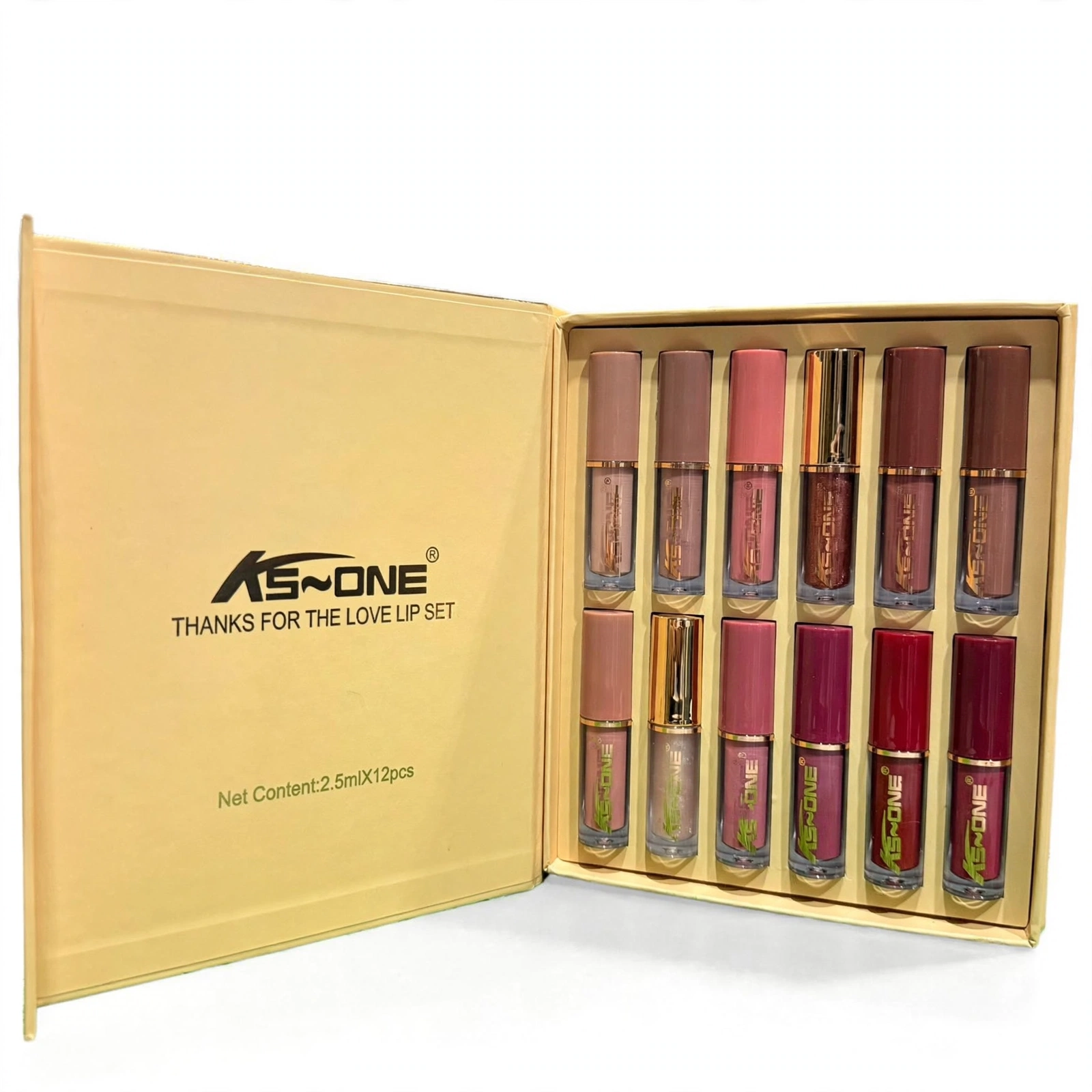 KS-ONE Thanks For The Love Lipgloss Set (12 Pcs) thumbnail 3