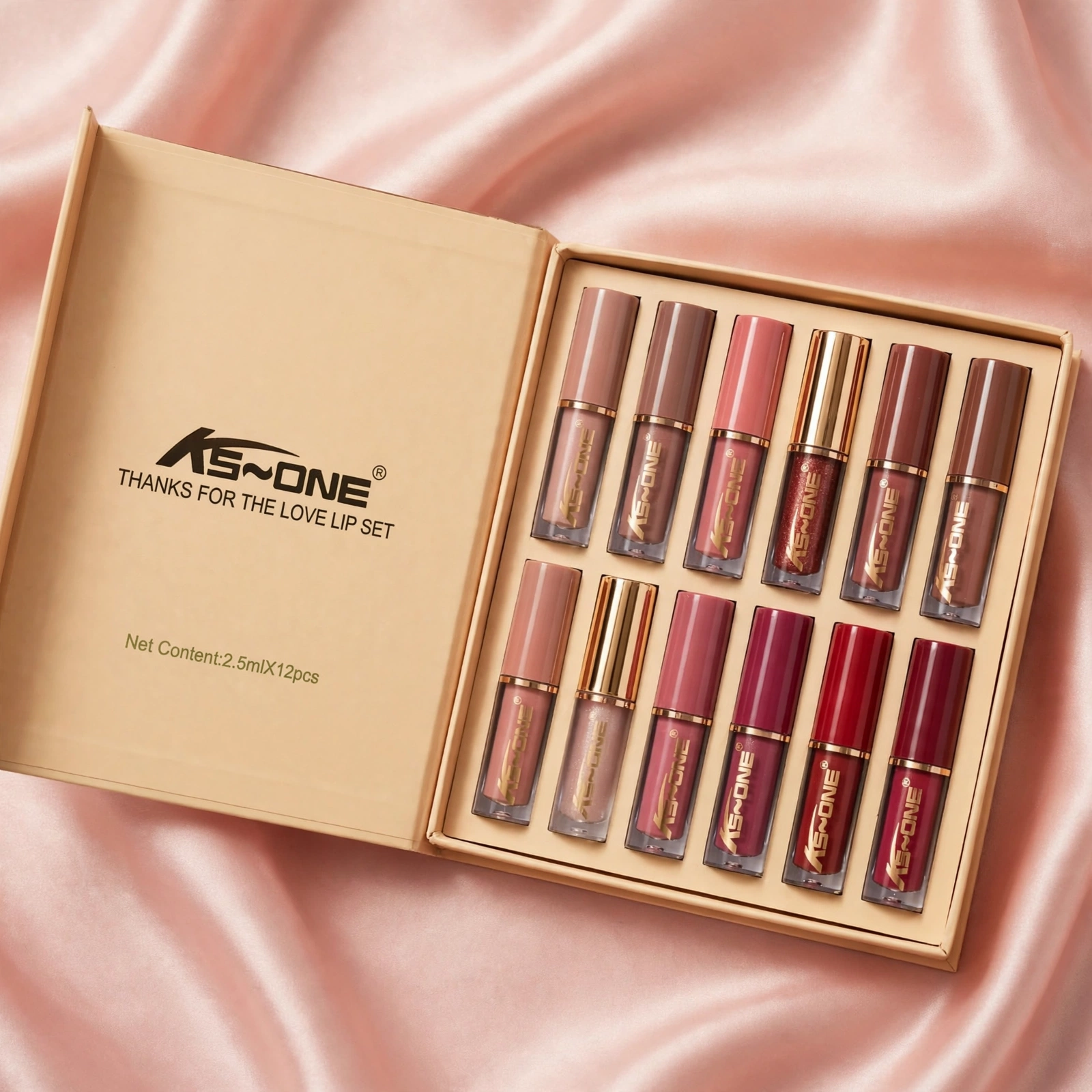 KS-ONE Thanks For The Love Lipgloss Set (12 Pcs) thumbnail 2