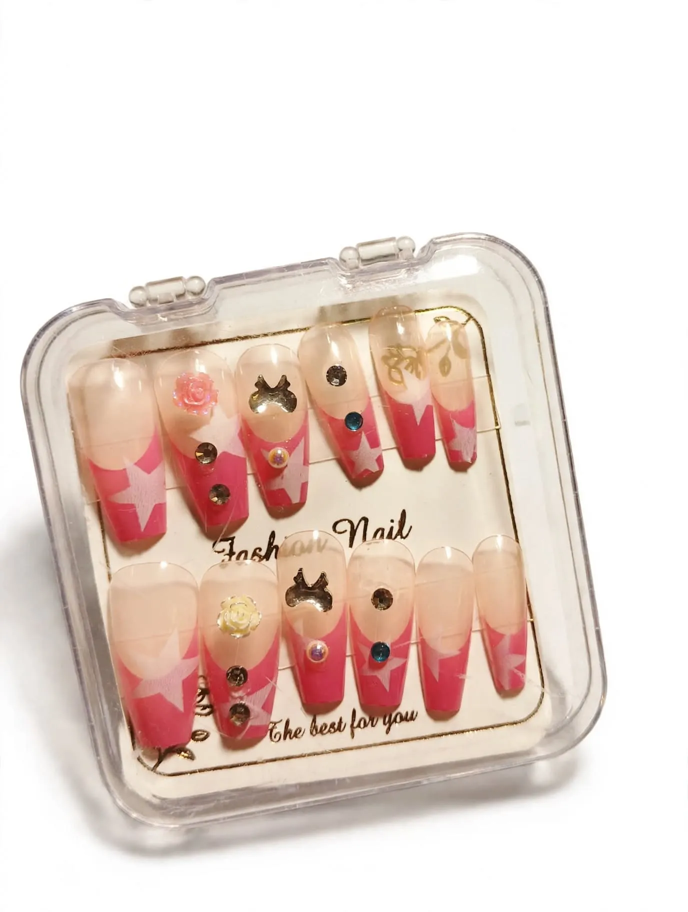 Ombré Star Petals Press-On Nails thumbnail 3