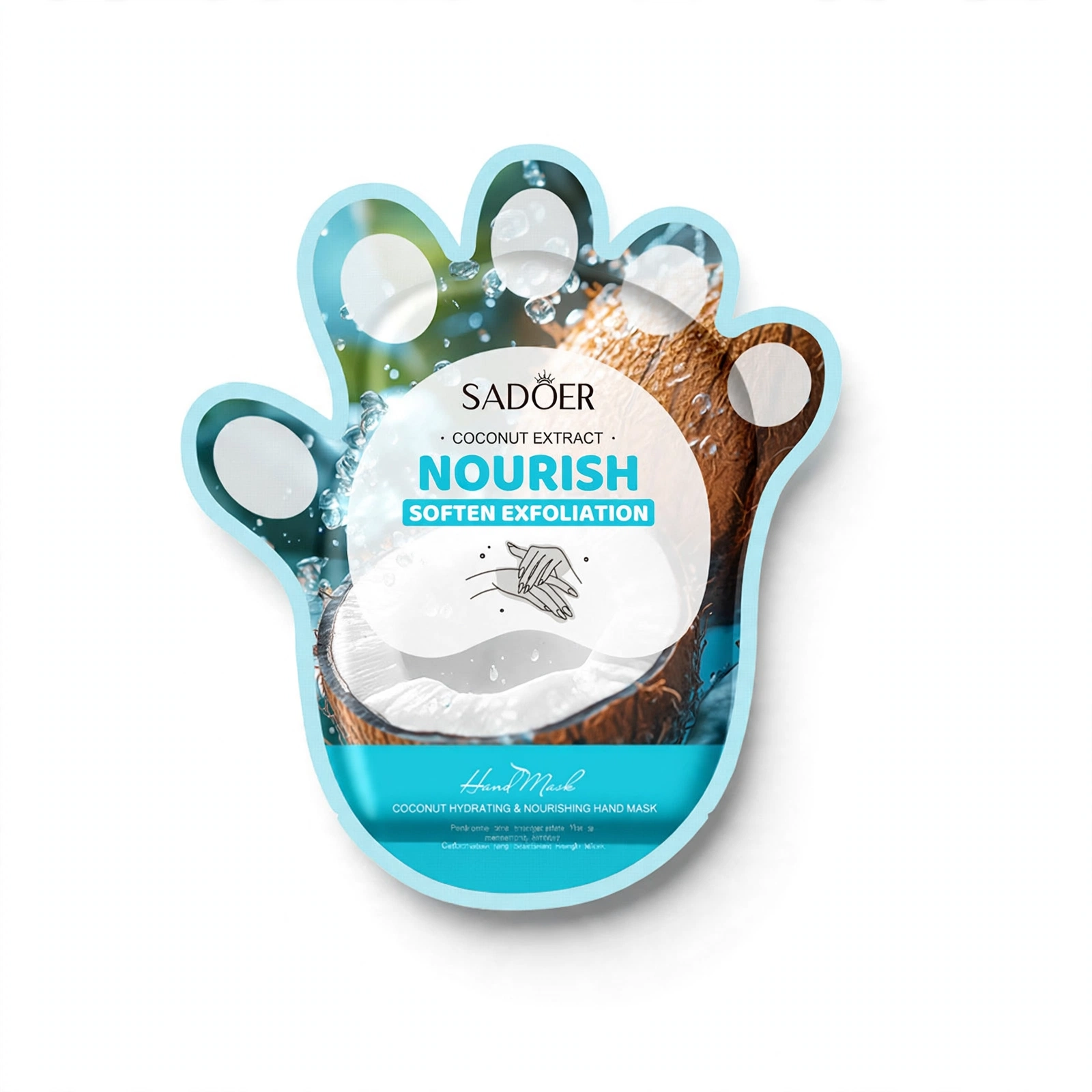 Sadoer Coconut Extract Nourish Hand Mask thumbnail 3