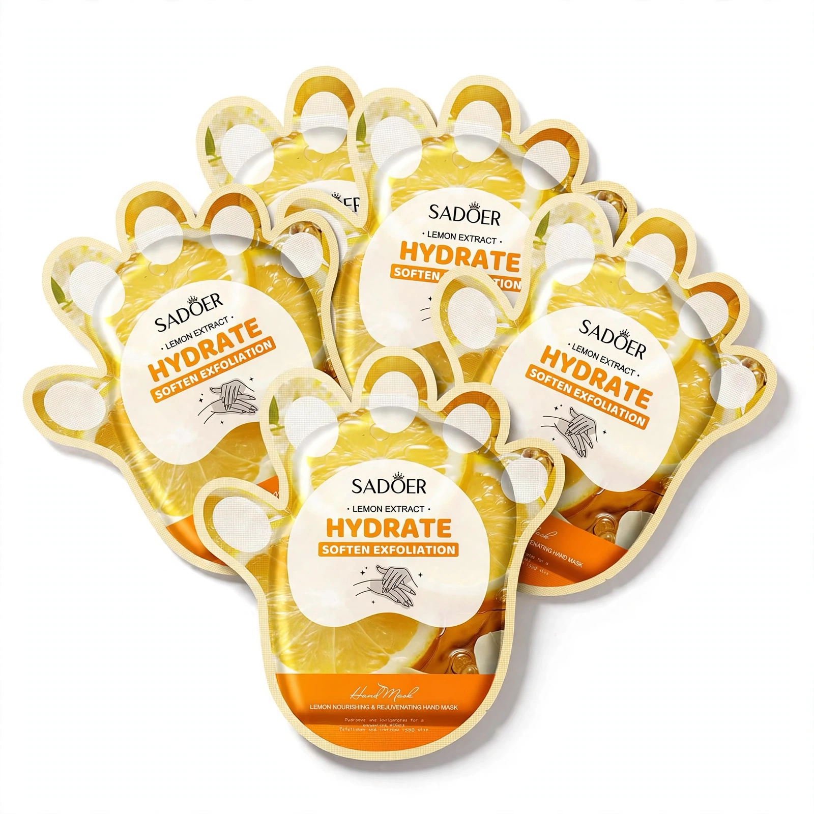 Sadoer Lemon Extract Hydrate Hand Mask thumbnail 3