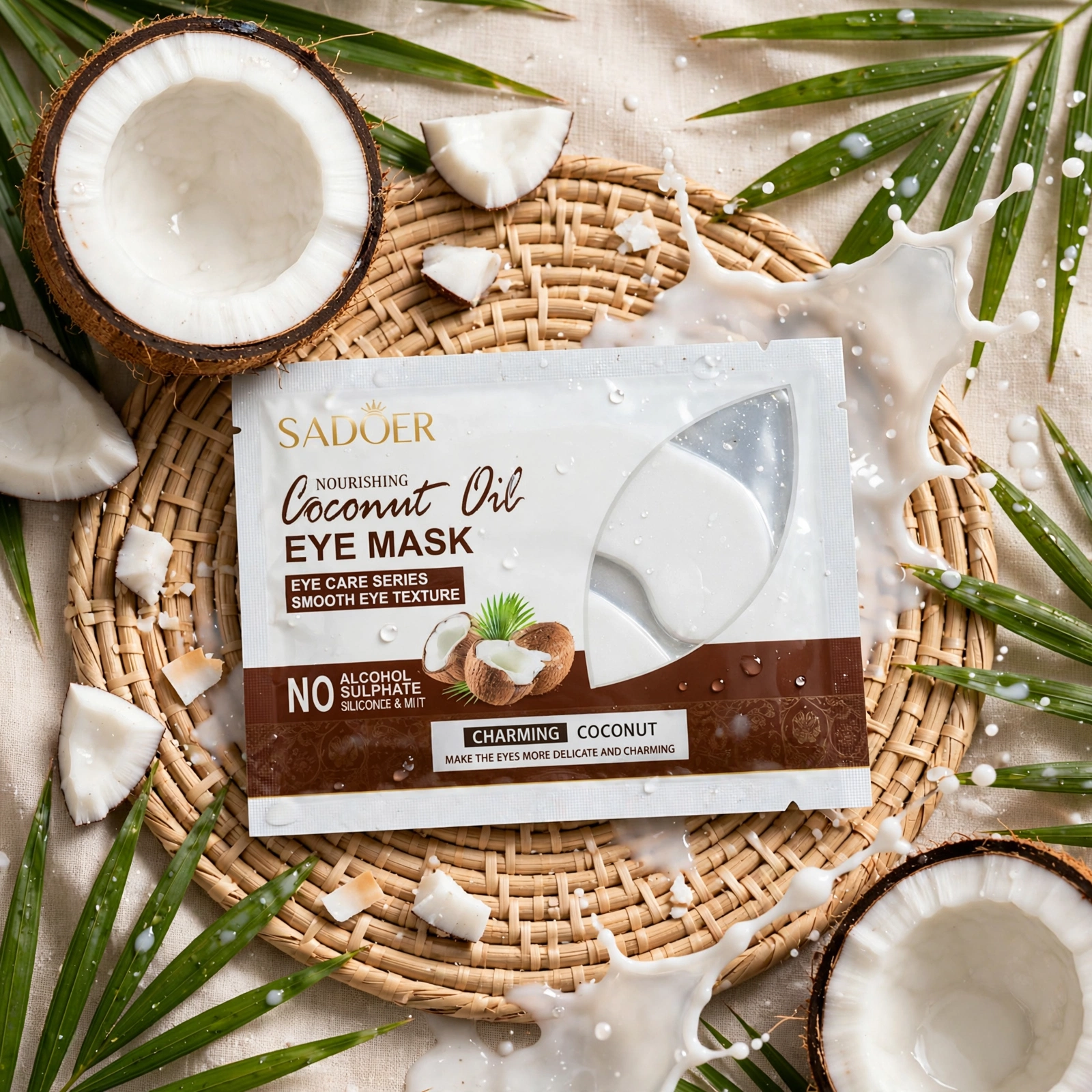 SADOER Nourishing Coconut Oil Eye Mask thumbnail 2