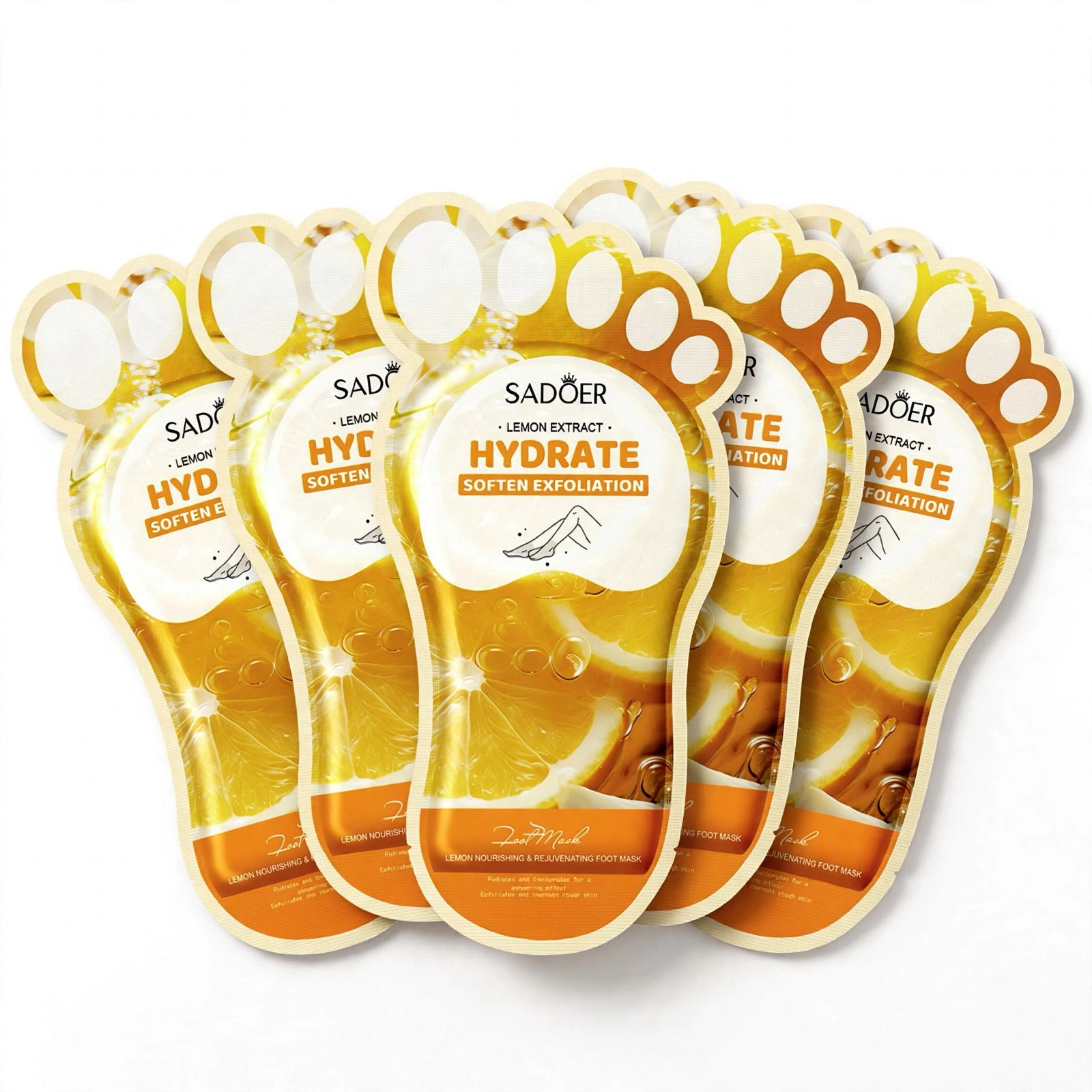 Sadoer Lemon Extract Hydrate Foot Mask