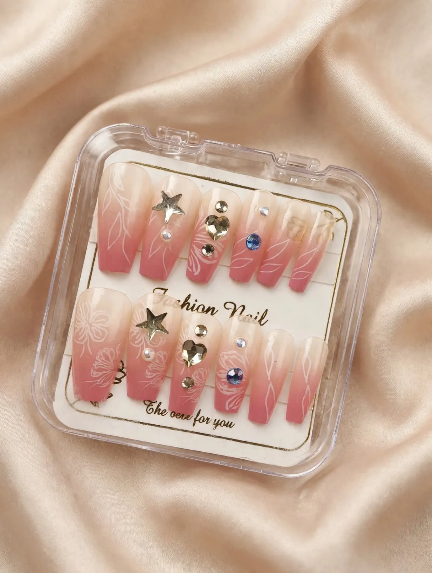 Sunset Star Ombré Press-On Nails thumbnail 2