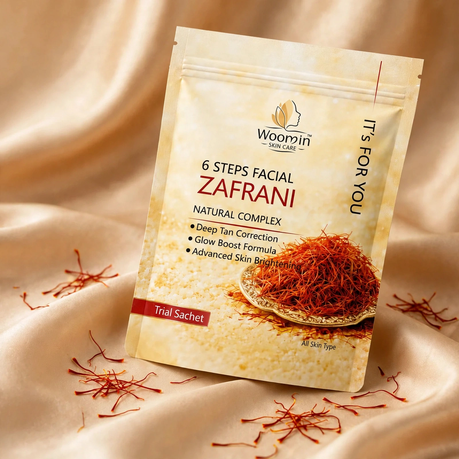 Woomin Zafrani 6 Steps Facial Kit Sachet thumbnail 2