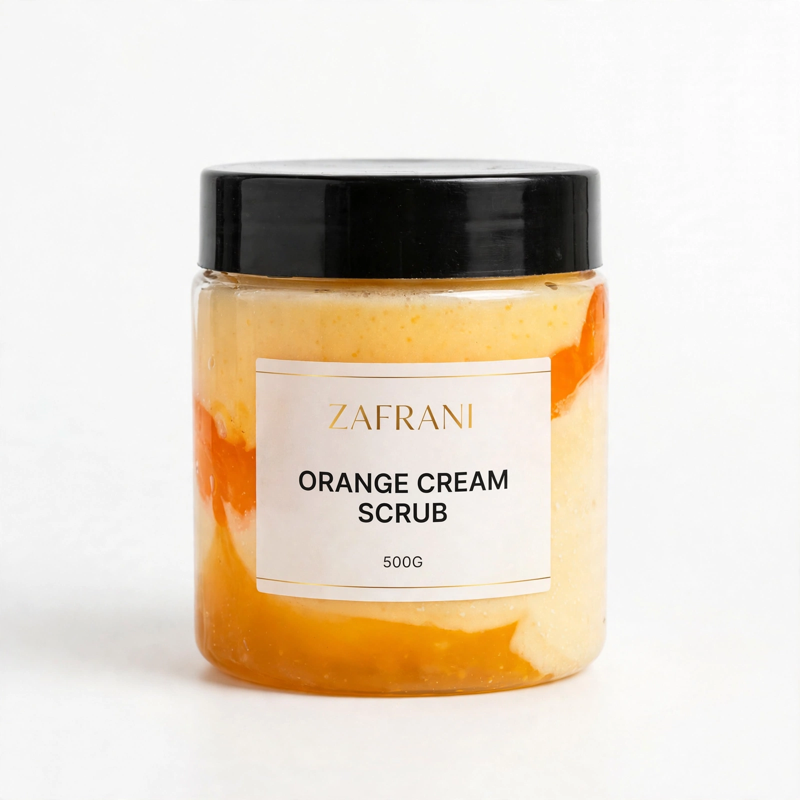 Zafrani Orange and Yellow Cream/Scrub Jar 500 Gram thumbnail 2