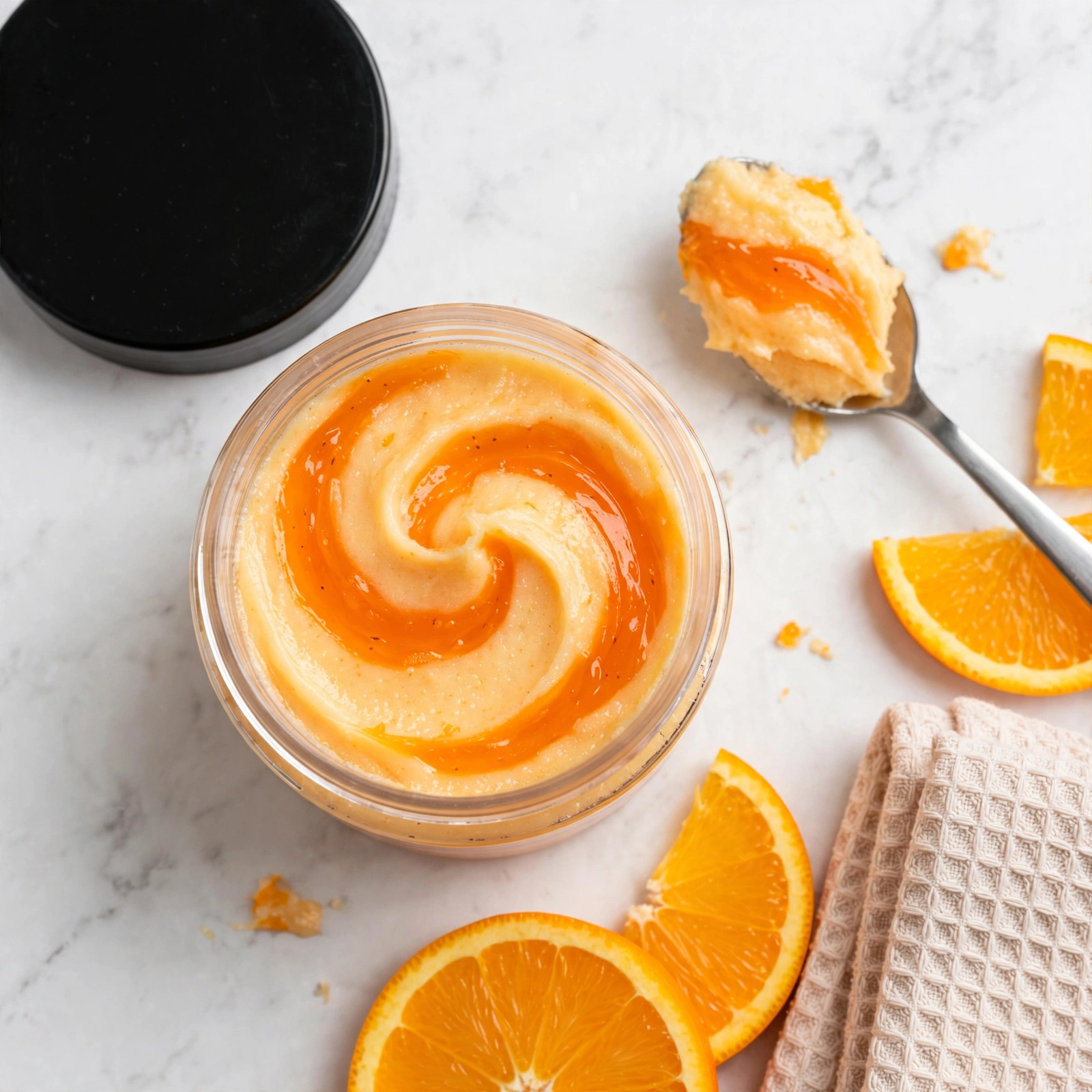 Zafrani Orange and Yellow Cream/Scrub Jar 500 Gram thumbnail 3