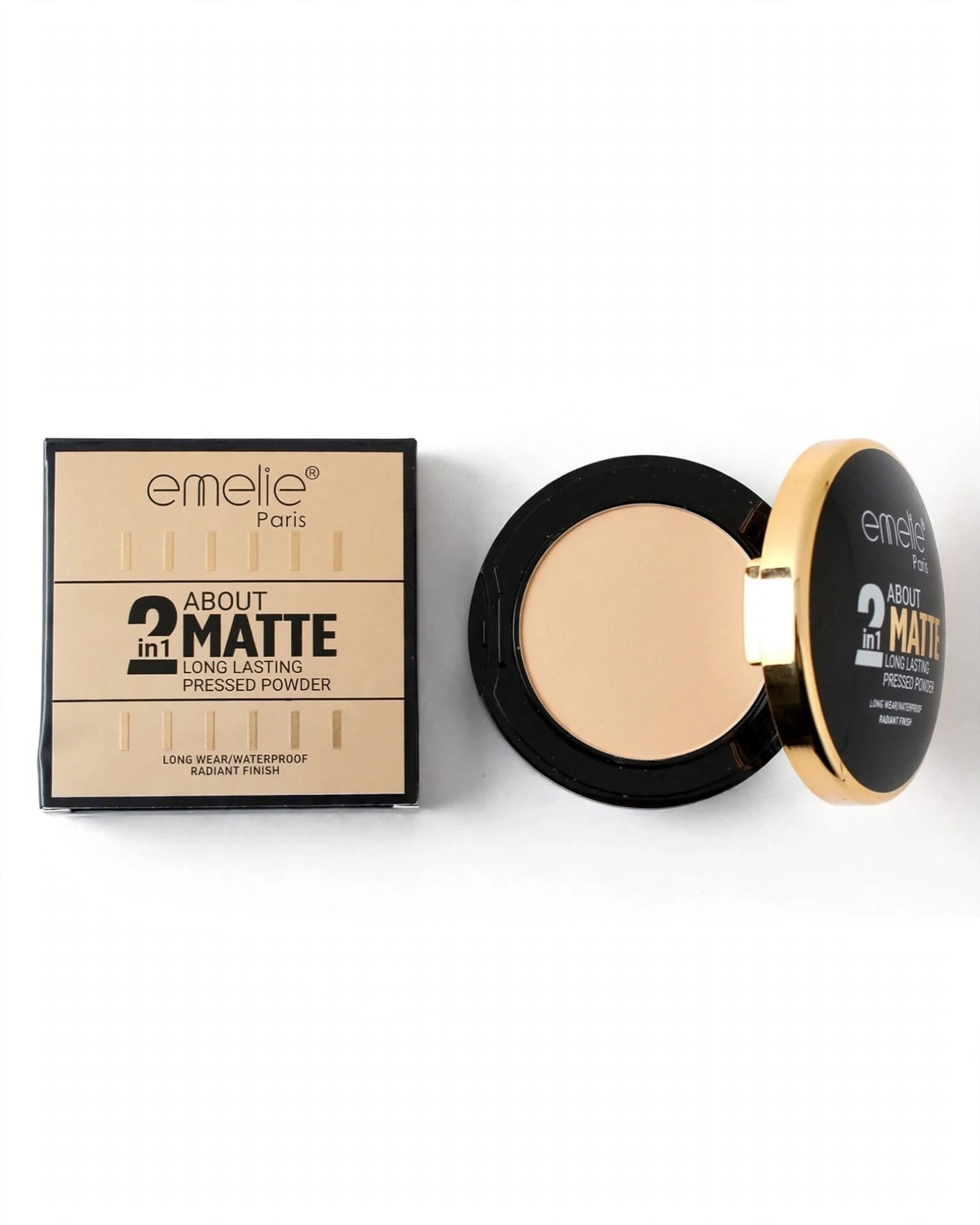 emelie Paris 24K Gold Dual Matte Finish Powder thumbnail 3