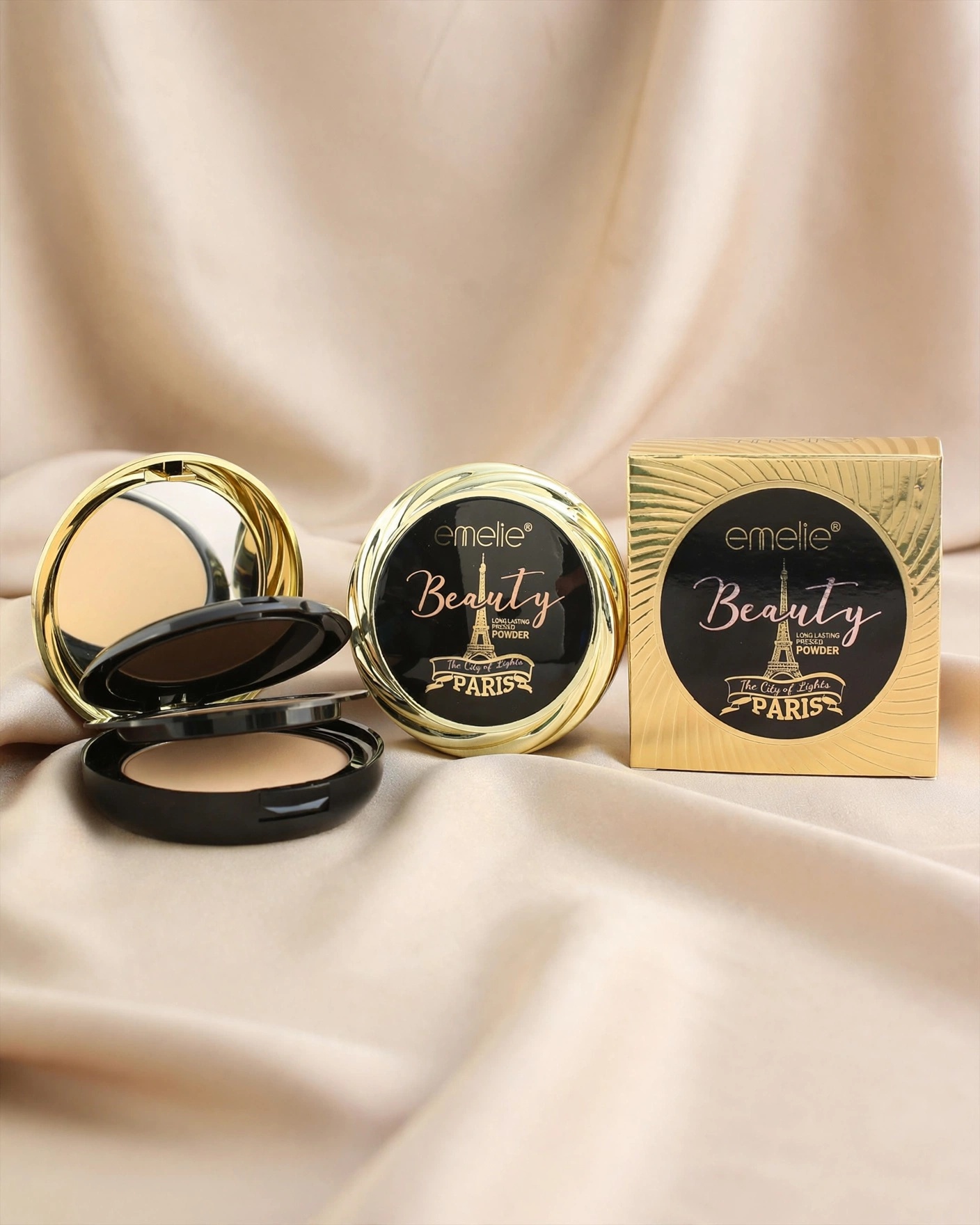 emelie Paris Beauty The City of Lights Paris Long Lasting Pressed Powder