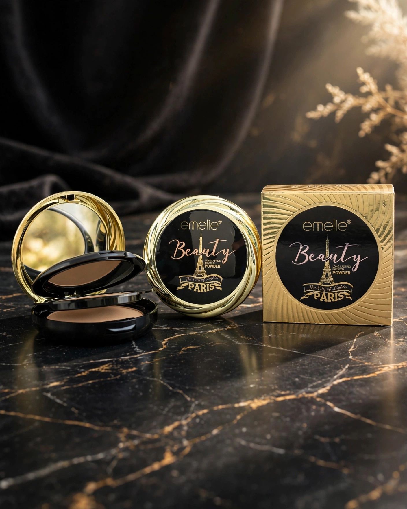 emelie Paris Beauty The City of Lights Paris Long Lasting Pressed Powder thumbnail 2