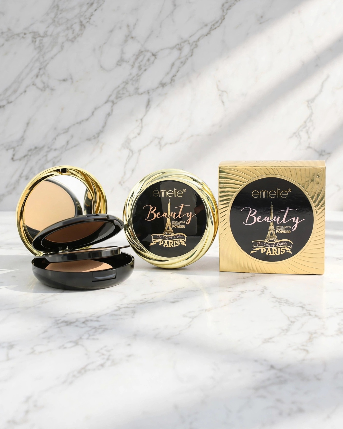 emelie Paris Beauty The City of Lights Paris Long Lasting Pressed Powder thumbnail 3