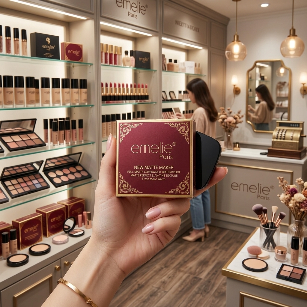 emelie Paris Full Matte Coverage & Waterproof Matte Perfect & Air-Fine Texture thumbnail 3