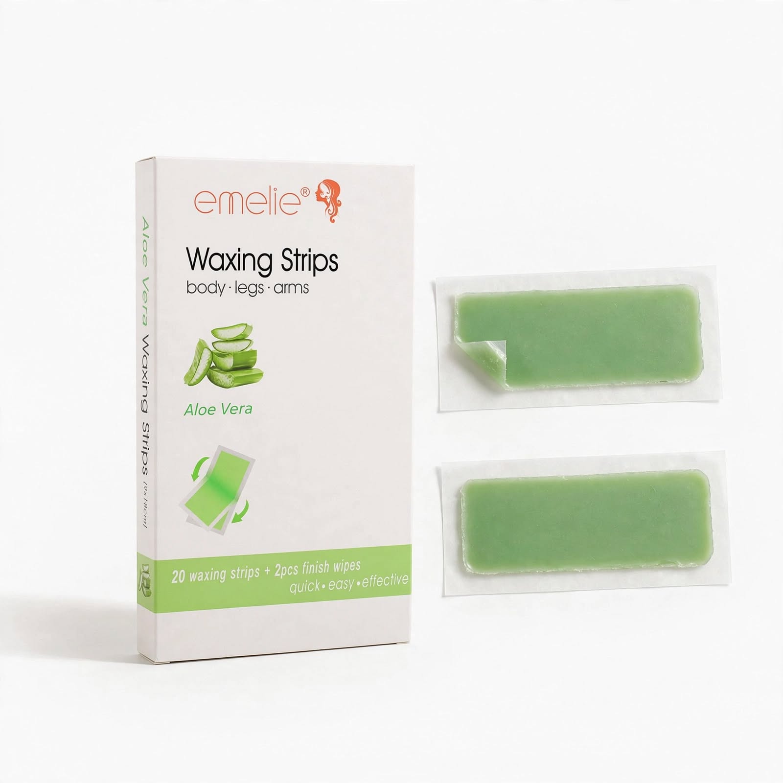 emelie Waxing Strips (Aloe Vera) thumbnail 1